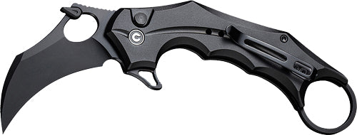 Civivi Knife Incisor Ii 2.02" - Black Aluminum/black V-blade - Skoutley Outdoors LLC