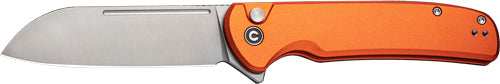 Civivi Knife Chevalier Ii 3.4" - Orange Aluminum/satin Bttn Lk - Skoutley Outdoors LLC