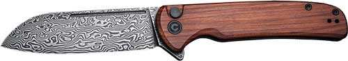 Civivi Knife Chevalier 3.46" - Cuibourtia Wood/blk Damascus - Skoutley Outdoors LLC
