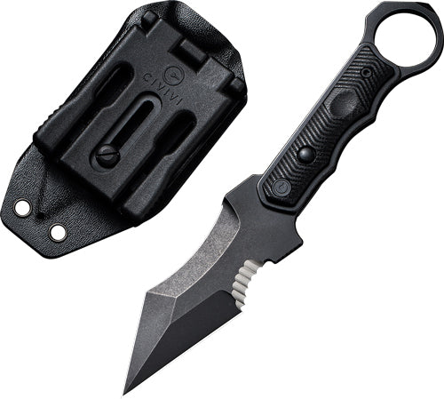 Civivi Knife Orthrus 3.76" - Black G-10/black Stonewash - Skoutley Outdoors LLC