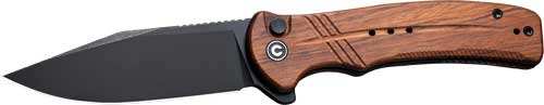Civivi Knife Cogent 3.47" Wood - /stonewash Button Lock - Skoutley Outdoors LLC