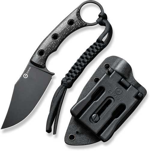 Civivi Knife Midwatch 3.39" - Blk Burlap Micarta/blk Stnwsh - Skoutley Outdoors LLC