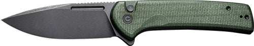 Civivi Knife Conspirator 3.4" - Green Micarta/black Stonewash - Skoutley Outdoors LLC