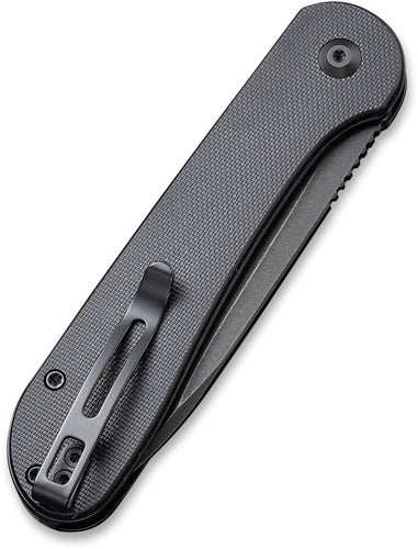 Civivi Knife Elementum 3.47" - Black G-10/black Stonewash - Skoutley Outdoors LLC