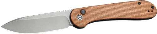 Civivi Knife Elementum 3.47" - Brown Micarta/gray Stonewashed - Skoutley Outdoors LLC