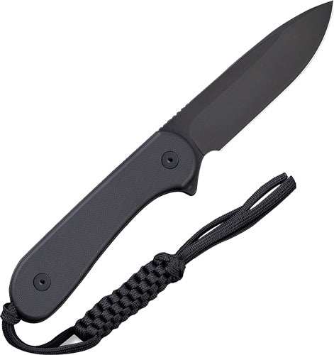 Civivi Knife Elementum 3.98" - Fixed Black G10/black D2 - Skoutley Outdoors LLC