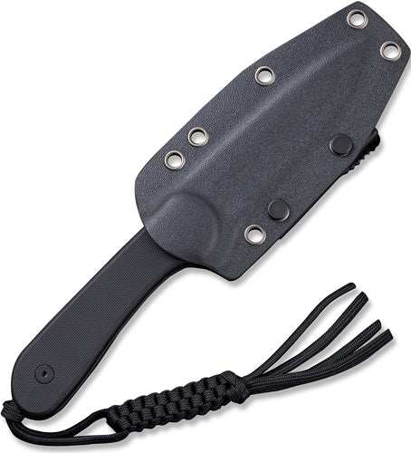 Civivi Knife Elementum 3.98" - Fixed Black G10/black D2 - Skoutley Outdoors LLC