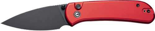 Civivi Knife Quibit 2.98" Red/ - Blk Stonewash Button Lock - Skoutley Outdoors LLC