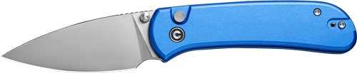 Civivi Knife Quibit 2.98" Blue - /satin Finish Button Lock - Skoutley Outdoors LLC