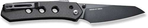Civivi Knife Vision Fg 3.54" - Black G-10/black Nitro V Blade - Skoutley Outdoors LLC