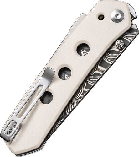 Civivi Knife Vision Fg 3.54" - Ivory G-10/damascus Blade - Skoutley Outdoors LLC