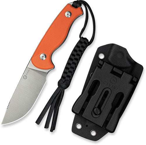 Civivi Knife Timberbark 3.2" - Fixed Orange/satin G10 Stnwash - Skoutley Outdoors LLC