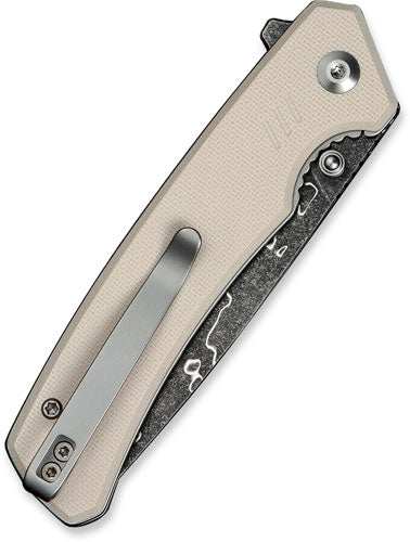 Civivi Knife Merit 3.28" Ivory - G10/damascus Liner Lock - Skoutley Outdoors LLC