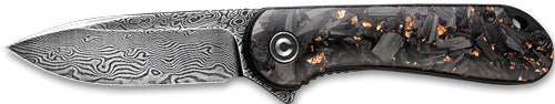Civivi Knife Elementum 2.96" - Shredded Cbn Fbr/copper Dmscs - Skoutley Outdoors LLC