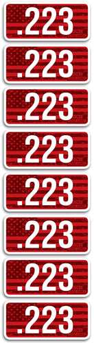 Mtm Ammo Caliber Labels 223 - 8-pack - Skoutley Outdoors LLC