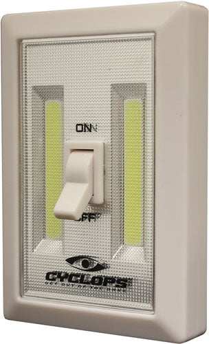 Cyclops Light Wall Switch Cob - Led 200 Lumen 2/pack Ivory - Skoutley Outdoors LLC