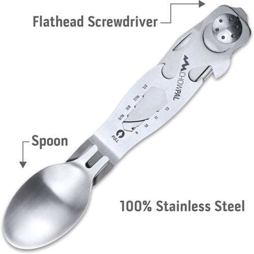 Load image into Gallery viewer, Outdoor Edge Chowpal Mealtime - Multitool W/knife &amp; Orng Pouch - Skoutley Outdoors LLC
