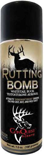 Conquest Scents Deer Lure - Rutting Buck Bomb Aerosol 7oz - Skoutley Outdoors LLC