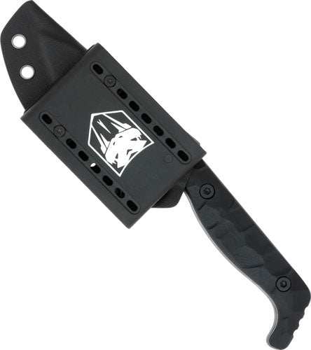 Cobratec Kingpin 4" Fixed Bld - Black D2 Steel W/kydex Sheath - Skoutley Outdoors LLC