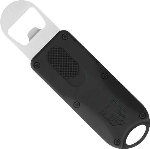 Cobratec Otf Bottle Opener - Black 4.62" Oal W/lanyard Loop - Skoutley Outdoors LLC