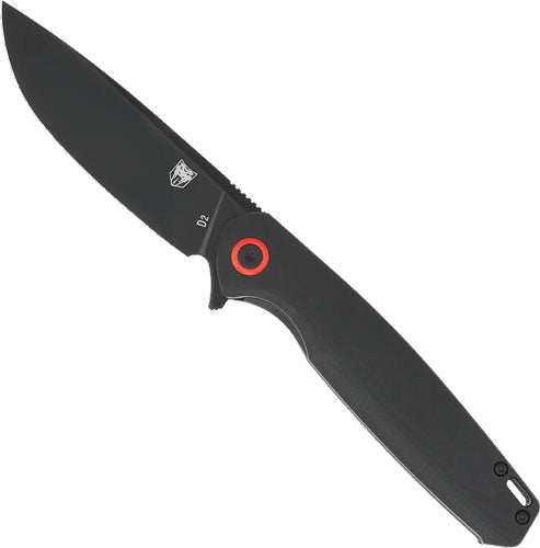 Cobratec Rath 3.5" Folder - Black D2 Black Blade - Skoutley Outdoors LLC