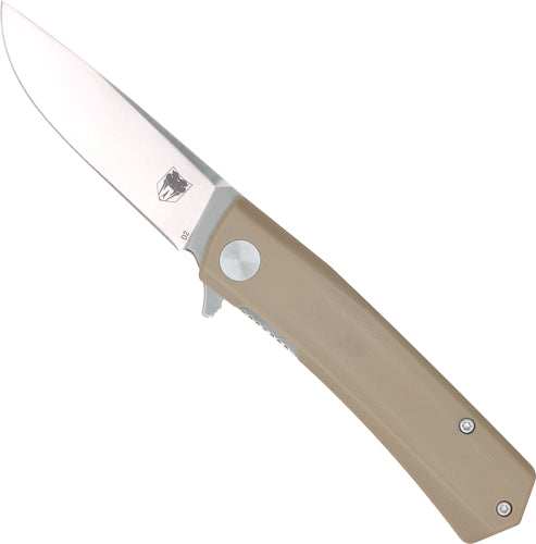 Cobratec Serpent Folder 3" - Ss/tan D2 Blade G-10 Scales - Skoutley Outdoors LLC