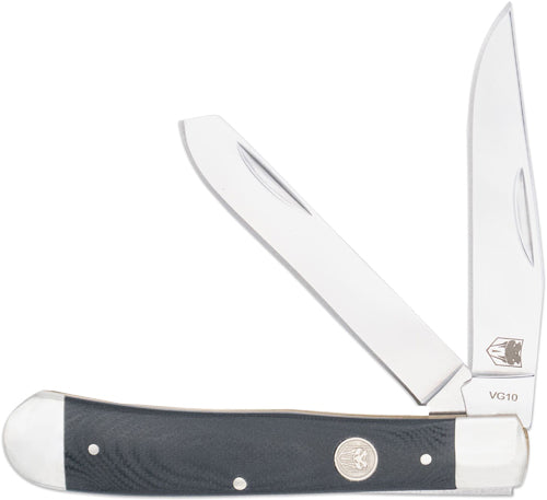 Cobratec Trapper Two Blade - G-10 Black/ss Slip Joint - Skoutley Outdoors LLC
