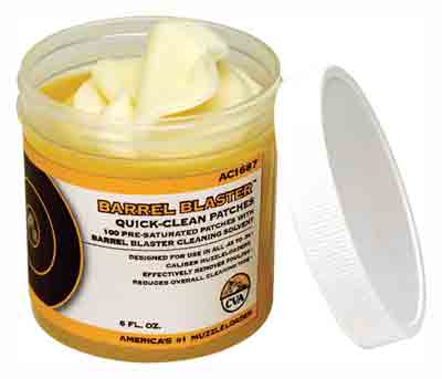 Cva Barrel Blaster Treated - Cleaning Patches 100-pack