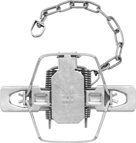Duke Traps #2 Square Jaw Trap - Dogless Case Of 12 - Skoutley Outdoors LLC