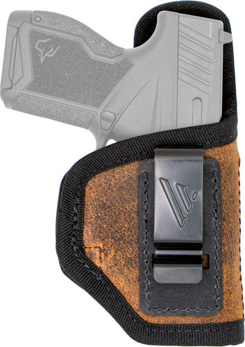 Load image into Gallery viewer, Versacarry Delta Carry Hol Lth - Belt Clip Rh 1911 Style Brown
