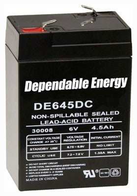 American Hunter Battery - Rechargeable 6v 4.5amp F-tab - Skoutley Outdoors LLC