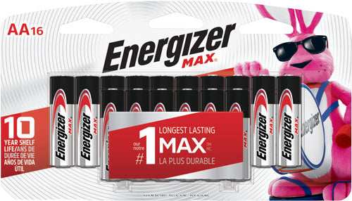 Energizer Max Batteries Aa - 16-pack - Skoutley Outdoors LLC