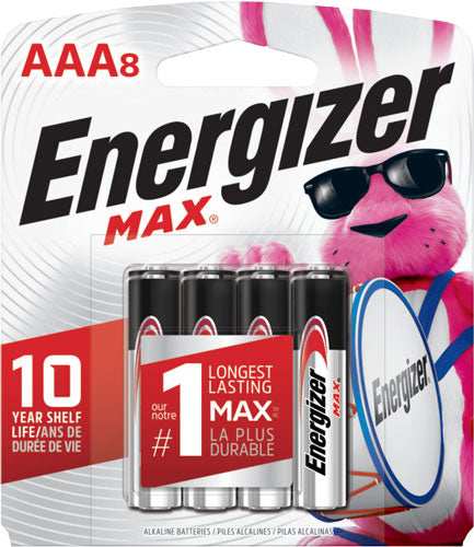 Energizer Max Batteries Aaa - 8-pack - Skoutley Outdoors LLC