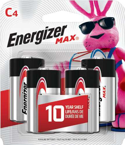 Energizer Max Batteries C - 4-pack - Skoutley Outdoors LLC