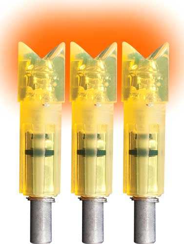 Lumenok Lighted Nock Xbow Hd - Orange Crescent Easton 3pk - Skoutley Outdoors LLC