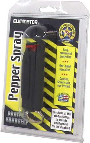Psp Pepper Spray W/ Black Hard - Case W/ Key Ring 1/2 Oz. - Skoutley Outdoors LLC