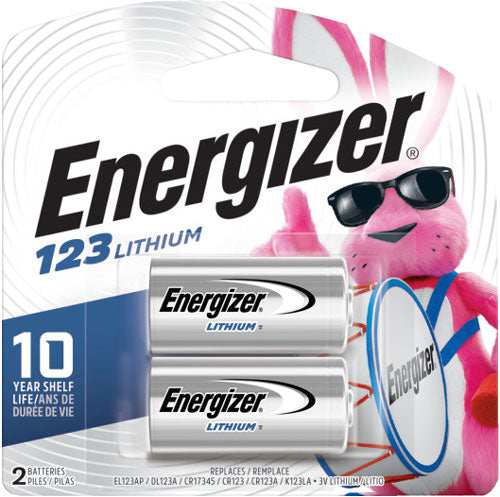 Energizer Lithium Batteries - Cr123a 2-pack - Skoutley Outdoors LLC