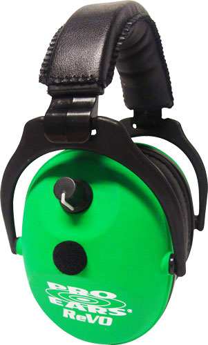 Pro Ears Revo Ear Muff - Electronic Neon Green - Skoutley Outdoors LLC