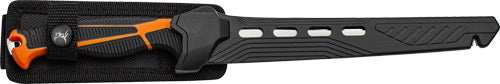 Mc Elk Ridge Trek 7" Fillet - Knife With Sheath Blk/org/ss - Skoutley Outdoors LLC