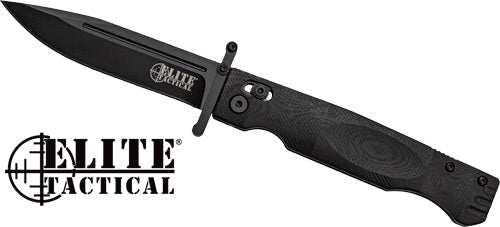 Mc Elite Tactical Guardsman - 3.75" Clip Pnt Fldr Blk/blk - Skoutley Outdoors LLC