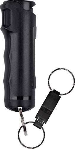 Sabre Pepper Gel Spray W/quick - Release Whistle Flip Top Black - Skoutley Outdoors LLC
