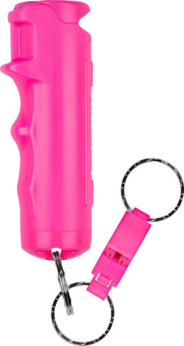 Sabre Pepper Gel Spray W/quick - Release Whistle Flip Top Pink - Skoutley Outdoors LLC