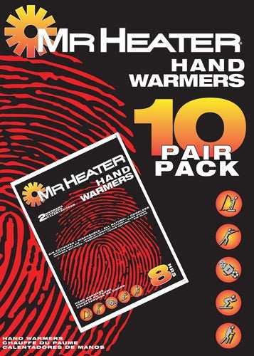 Mr.heater Hand Warmers 10 - Pairs Per Pack - Skoutley Outdoors LLC