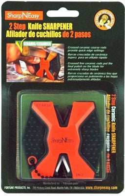 Accusharp Sharp-n-easy 2-step - Knife Sharpener Ceramic Blaze - Skoutley Outdoors LLC