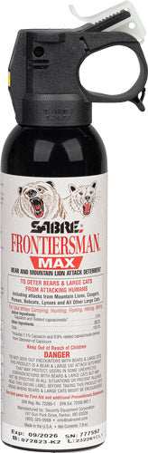 Sabre Frontiersman Max - Bear & Mnt Lion Spray 7.9oz - Skoutley Outdoors LLC