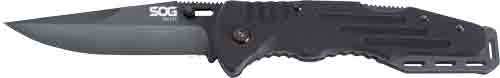 Sog Knife Salute Hardcased - Black 3.6" Blade - Skoutley Outdoors LLC