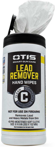 Otis Lead Remover Hand Wipes - Canister 40 Count - Skoutley Outdoors LLC