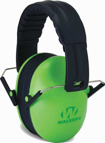 Walkers Muff Hearing - Protection Childrens 23db Lime - Skoutley Outdoors LLC