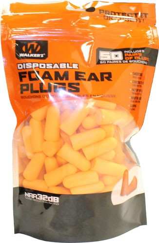 Walkers Ear Plugs Soft Foam - 32db 50-pair Bag - Skoutley Outdoors LLC