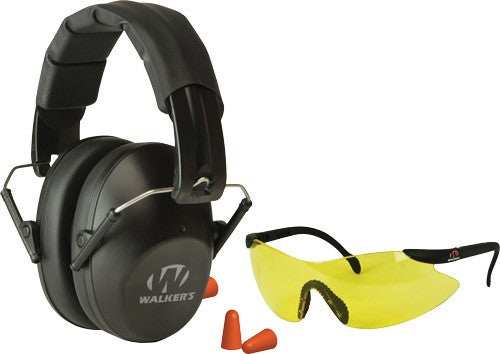 Walkers Muff Shooting Passive - W/glasses&plugs 31db Black - Skoutley Outdoors LLC